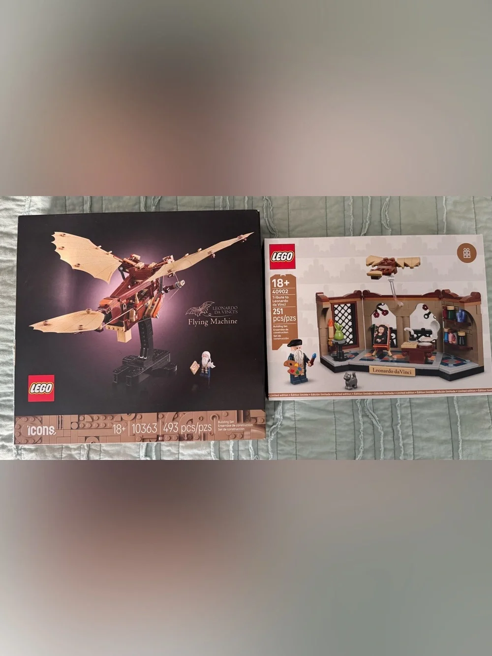 LEGO Icons Leonardo’s Flying Machine (10363) BUNDLE! NEW Sealed!